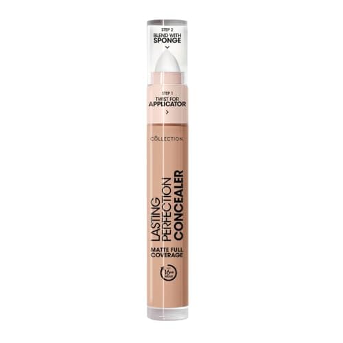 Image of Collection Cosmetics Lasting Perfection Concealer, 16-Hour Wear, Long-Lasting Concealer, Rose Porcelain, 3.5ml