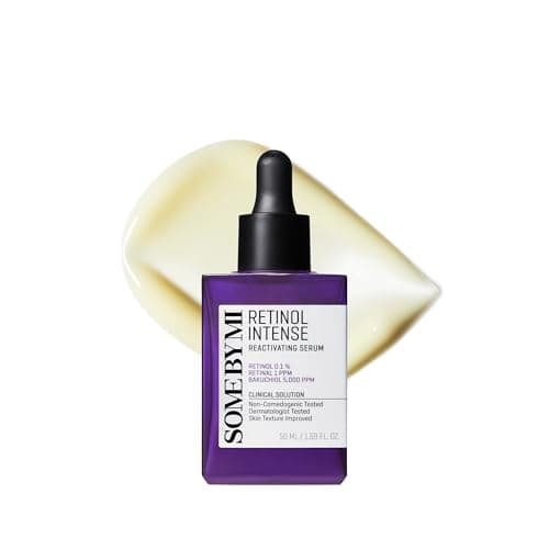 Image of SOME BY MI Retinol Intense Reactivating Serum 50 ml – Retinol Bakuchiol & Niacinamide Serum for Anti‑Aging & Pore Minimizer– Vegan Glass Skin Korean Skincare with Hyaluronic Acid Hydration