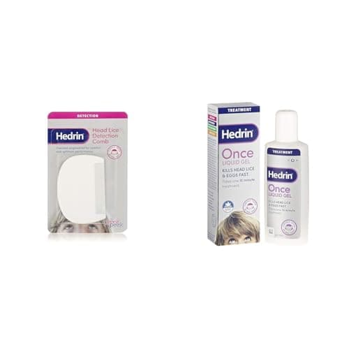 Image of Hedrin Kills Lice Liquid (1 x 100ml) and Hedrin Detection Comb (1 x comb)
