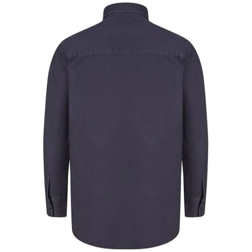Image of Front Row Unisex Adult Cotton Drill Overshirt (XL) (Navy)
