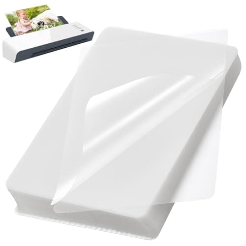 Image of MBLABEL 100 Pack Laminating Sheets, Clear 9 x 11.5 Inch Thermal Laminating Pouches for Thermal Laminator, 5 Mil Lamination Sheet Paper, Letter Size, HeatSeal