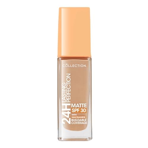 Image of Collection Cosmetics Lasting Perfection Matte Foundation, Full Coverage, Anti-Ageing Effect, 9N Vanilla Neutral 27ml