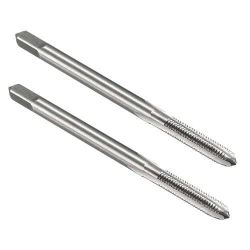 Image of TOP-VIGOR 2Pcs M3 x 0.5mm Metric Machine Tap, H2 HSS Uncoated 3 Flutes Taper Plug Metric Tap, 0.5mm Pitch Screw Thread Tapping Threading Machinist Repair DIY Tool