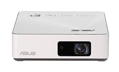 Image of ASUS S2 White USB-C Portable LED Projector, 720P (1280 x 720), 500 Lumens, Built-in 6000mAh Battery, Keystone Adjustment, Auto Focus, Wireless Projection