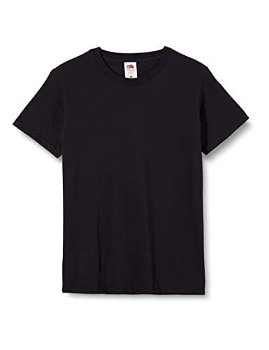 Image of Fruit of the Loom Men's Heavy T-Shirt, Black, Small
