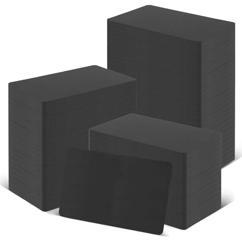 Image of 500 Pack - ZSZ Blank PVC Cards (Black)