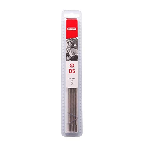 Image of Oregon 3/16-Inch (4.8 mm) Chainsaw Chain Sharpening Round Files to Sharpen 325-Inch Saw Chains, 3 Pack (Q70508C)
