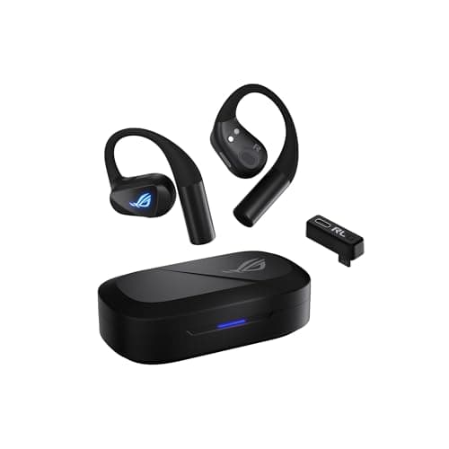 Image of ASUS ROG Cetra Open Wireless Gaming Headset (2.4GHz and BT, ROG SpeedNova, 14.2mm DLC Coated Diaphragm Drivers, AI Noise Cancellation, 16h Playback, IPX5) - Black