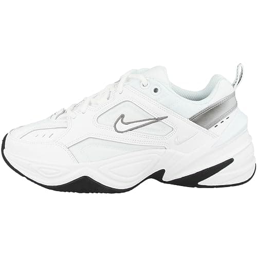 Image of NIKE Womens M2K Tekno Running Trainers BQ3378 Sneakers Shoes (UK 4.5 US 7 EU 38, White Cool Grey Black 100)