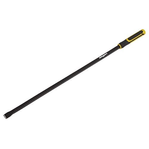 Image of Siegen by Sealey Heavy-Duty Straight Pry Bar with Hammer Cap 900mm - S01191