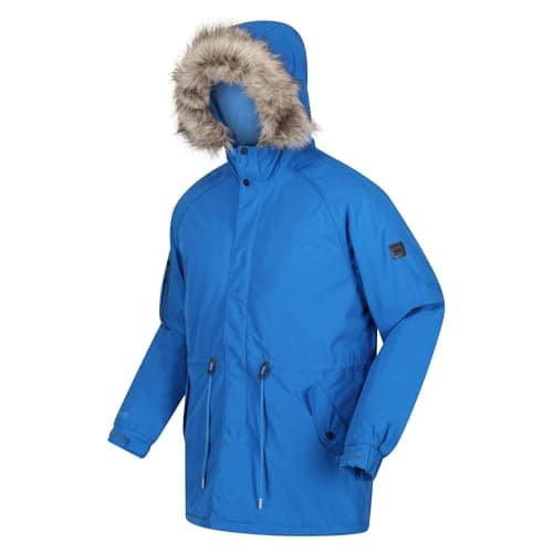 Image of Regatta Mens Salinger III Waterproof Parka Jacket - Snorkel Blue - L