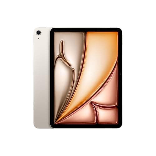 Image of Apple iPad Air 11-inch (M4): Liquid Retina Display, 256GB, 12MP Front/Back Camera, Wi-Fi 7 with Apple N1, Touch ID, All-Day Battery Life — Starlight