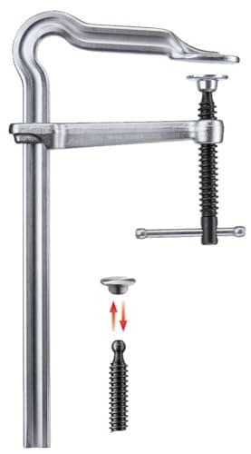 Image of Bessey GM25ZK Omega Screw Clamp, Multi-Colour, 250/120 mm