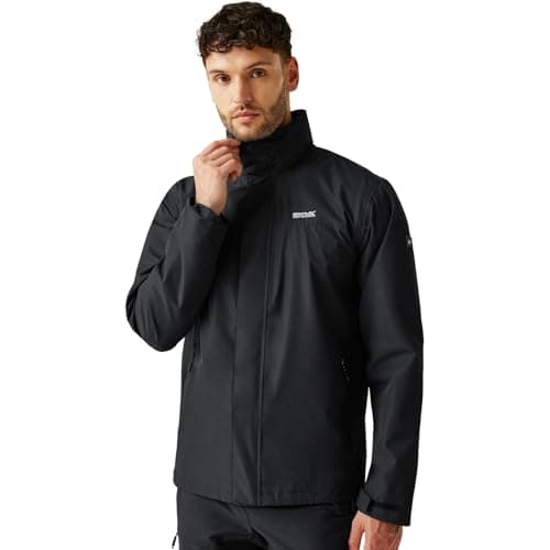 Image of Regatta Mens Matt Outdoor Active Jackets Waterproof Shell, Breathable & Durable - Perfect for Walking, Hiking & Camping