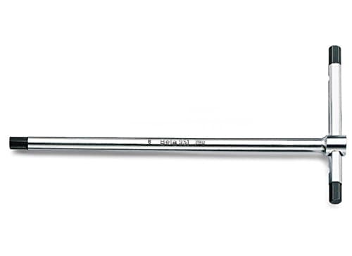Image of Beta 951 6K T-Handle Wrench with Three Hexagon Male Ends, 6 mm Size, 8.0 mm Diameter, 215 mm Length