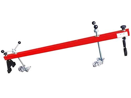 Image of Neilsen CT4282 Engine Support Beam 500kg Load Capacity 750–1450mm Adjustable Width 90cm Chains M20 x 2.5 Threaded Rod Hooks