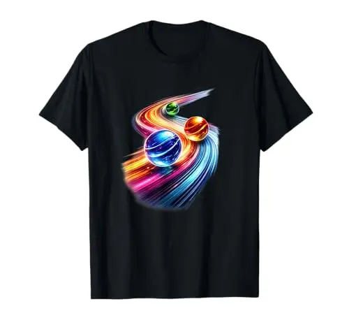 Image of Marble Racing Track T-Shirt