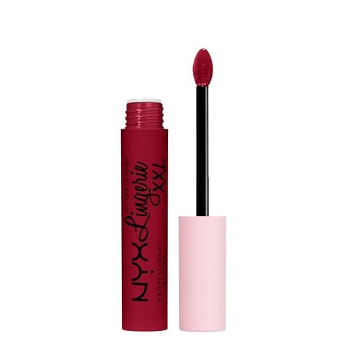 Image of NYX Professional Makeup Lip Lingerie XXL, Long Lasting Matte Liquid Lipstick, Fuller Looking Lips, Liquid Shapewear For Your Lips, Vegan formula, Shade: Sizzlin'