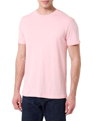 Image of GANT Men's Contrast Logo Ss Tshirt T-Shirt, Bubbelgum Pink, L