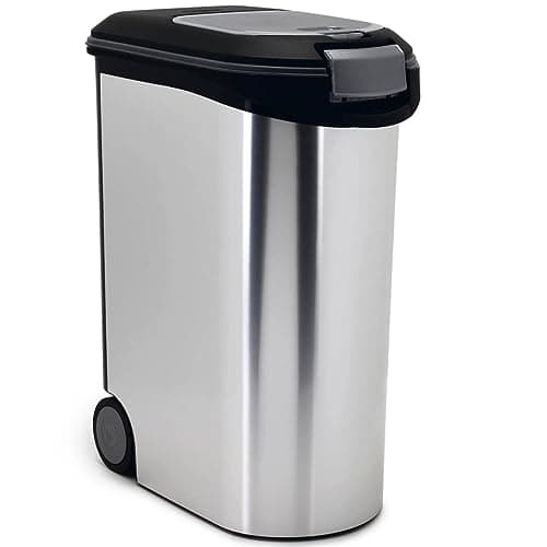 Image of CURVER Dog food container - metallic - 54 litres