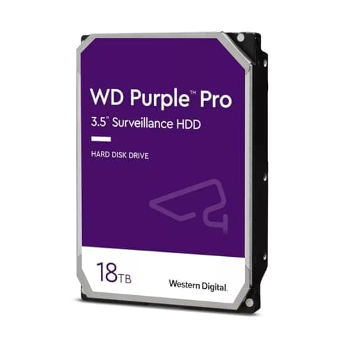 Image of Western Digital Purple Pro Surveillance 18TB SATA Internal Hard Disk Drive, 3.5-Inch Size