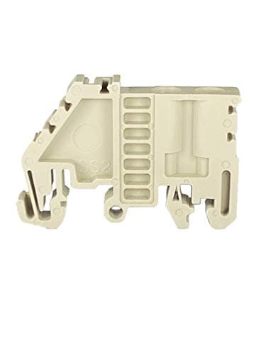 Image of Dinkle SS2 DIN Rail Terminal Block End Bracket 32mm 35 mm Rail, Pack of 25