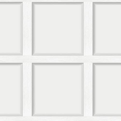 Image of Holden Decor Modern Wood Panel Dove Wallpaper 12983 - Wooden Panelling