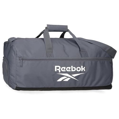 Image of Reebok Ashland Grey Travel Bag, 55 x 25 x 25 cm, Polyester, 34.38 L, by Joumma Bags