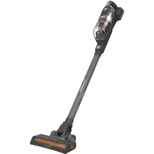 Image of BLACK+DECKER Powerseries+ Cordless Stick Vacuum, 18V, 44 Minutes Runtime, Grey - BHFEA18D1-GB, 2 Years