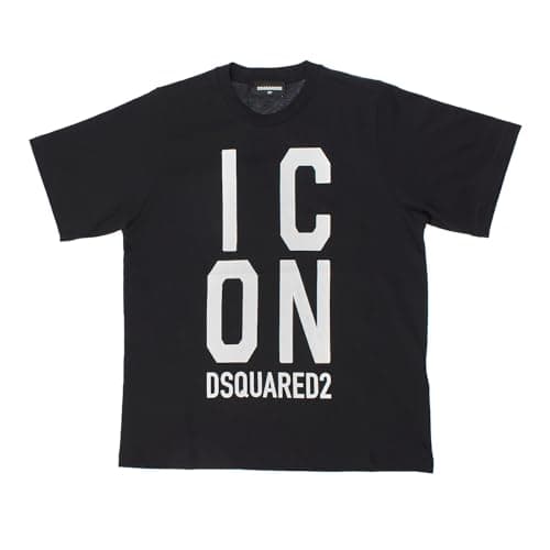 Image of T-shirt Short Sleeve Slouch Fit Icon child DQ2036D0-0MVDQ. Kids T-shirts, Children's clothing, T-shirt Print Logo child, Black/White, 10 Years