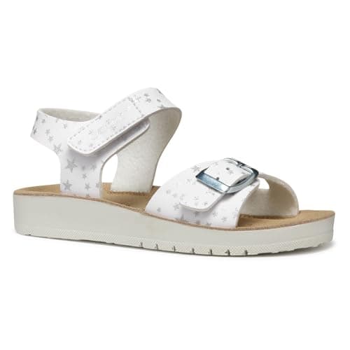 Image of Geox J SANDAL COSTAREI GI, Girls’ Sandal, White,
