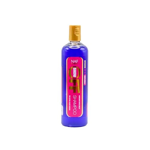 Image of NAF Show Off Shampoo 500ml – Deep-Cleansing & High-Gloss Coat Wash for Horses – Brightens All Coat Colours – With Fresh Fragrance for Show-Ready Shine