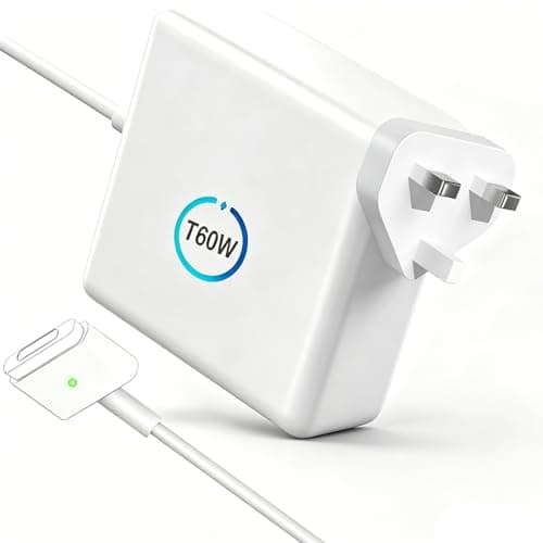 Image of 60W T-Tip Super Fast Charger,Compatible with Mac Book Pro charger,Laptop adapter, Compatible with Mac Book Air and Mac Book Pro 11-13 inch (2012-2018) models, suitable for A1425 A1435、A1502、A1436