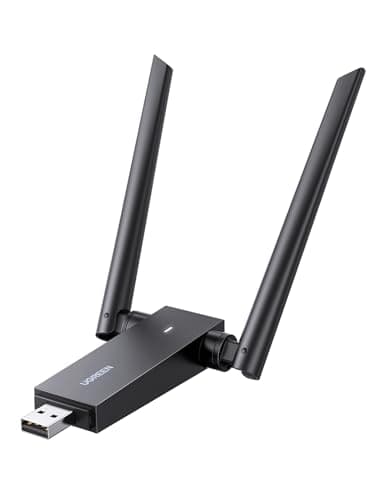Image of UGREEN USB WiFi Dongle for PC, AC1300Mbps Dual 5dBi Antennas 2.4GHz/5GHz USB 3.0 Wireless Adapter for Desktop Laptop Windows11/10/8/8.1/7/Vista/XP, MacOS 10.11-10.15