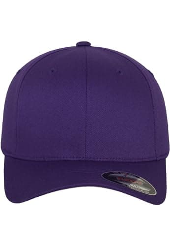 Image of Flexfit Unisex Wooly Combed Baseballkappe, purple, S/M