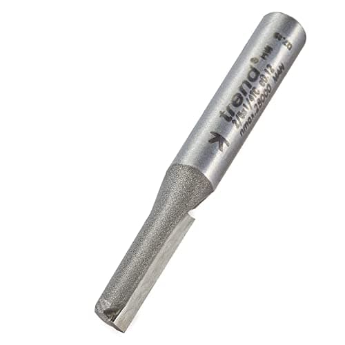Image of Trend Professional Single Flute Cutter, 6.3mm Diameter x 19mm Cut Length, 1/4 Inch Shank, Tungsten Carbide Tipped, 2/6X1/4TC
