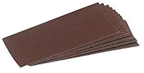 Image of Draper 59463 Assorted Aluminium Oxide Sanding Sheet, 232mm x 92mm, Pack of 10 , Blue