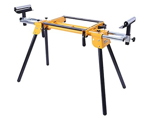 Image of JCB Mitre Saw Stand, 1000-650 x 580 x 810-910mm, 200kg Max Load - 3 Year Standard Warranty