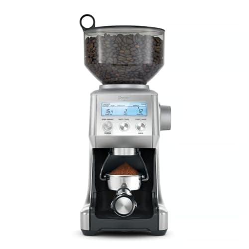 Image of Sage - The Smart Grinder Pro - Conical Burr Coffee Grinder - Programmable, Automatic - 450g Coffee Bean Capacity, 60 Precise Grind Settings - Brushed Stainless Steel
