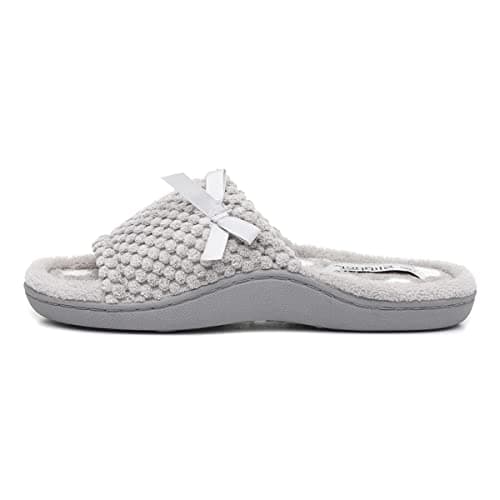 Image of The Slipper Company Womens Mule Slipper in Grey - Size 6 UK - Grey