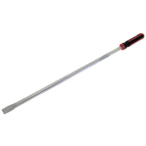 Image of 900mm 36" Pry Bar Go-Thru Handle Straight Nose Chrome Plated Quality Tool CT2314