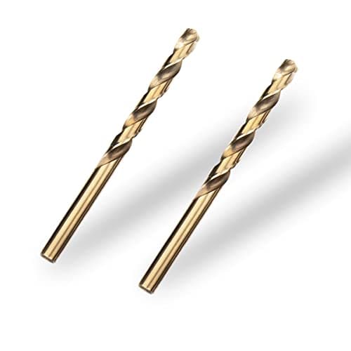 Image of Meccion HSS Cobalt Jobber Drill Bit 2pcs 8.5mm Twist Drill Bit for Drilling Stainless Steel and Metal