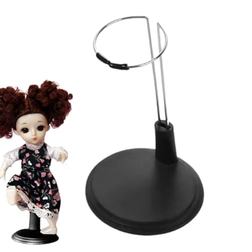 Image of Générique Display Stand - 20cm Figure Display Stands | Plush S Stand, Multifunctional Steel Stable Holder Decorative for S Crochet Collectible Toys in P