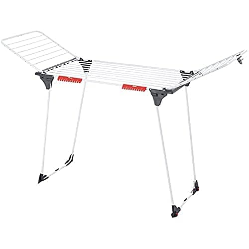 Image of Vileda King Plus Clothes Airer Line Length 20 m for 1-2 Loads XXL Lines 2 Small Parts Holders Eco Packaging
