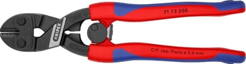 Image of KNIPEX Cobolt Compact Bolt Cutter with Slim Multi-Component Grips 200 mm, 71 12 200