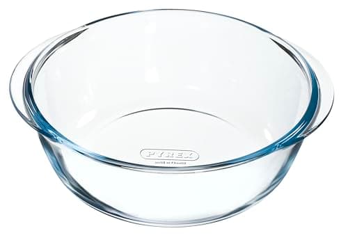Image of PYREX PREPWARE – Round Glass Dish 20 cm -1.1 L