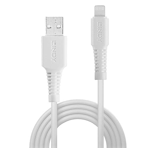 Image of LINDY 2m USB to Lightning Cable, White