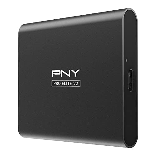 Image of PNY Pro Elite V2 1TB USB 3.2 Gen 2x1 Type-C Portable Solid State Drive (SSD) – (PSD0CS2160-1TB-RB)