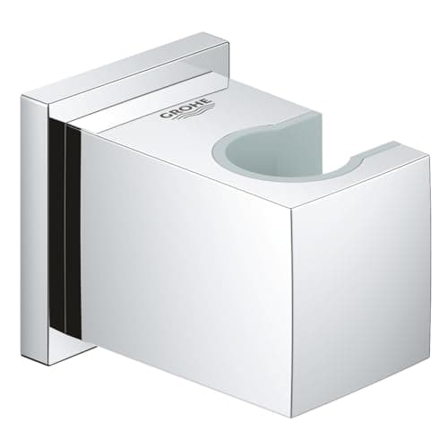Image of GROHE 27693000 Euphoria Cube Wall Hand Shower Holder - Chrome