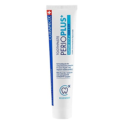 Image of Curaprox Perio Plus Support Gel Toothpaste – Oral Care for Gum Issues | Supports Plaque Control and Healing | 75 ml Tube | Designed in Switzerland